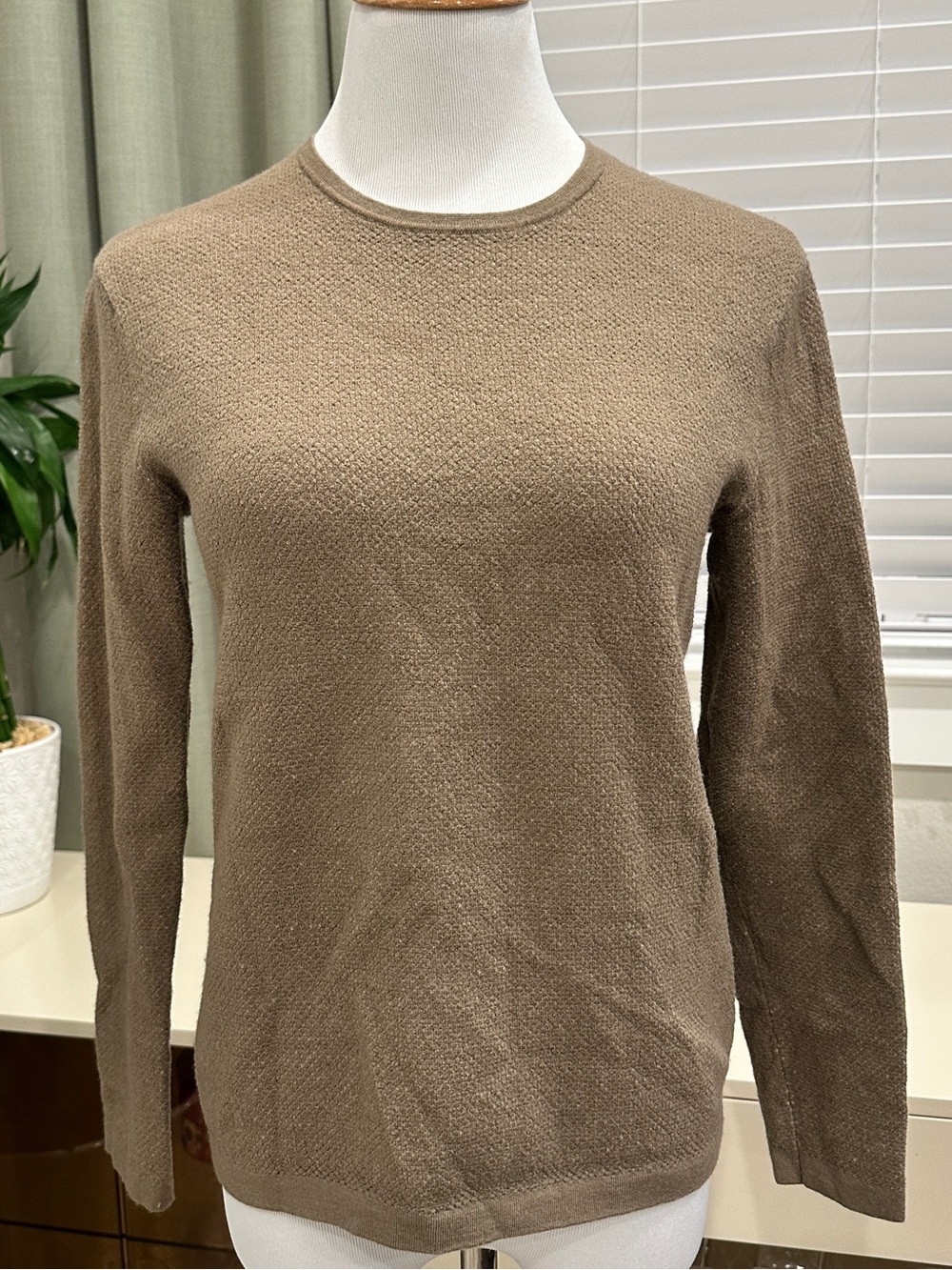 Rag & bone Wool Women’s Crewneck Sweater in Taupe